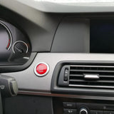 Max 25mm Car Engine Start Stop Button Cover Trim Decor For BMW E Chassis Red