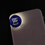 Max 25mm Car Engine Start Stop Button Cover Trim Decor For BMW E Chassis Blue