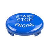 Max 25mm Car Engine Start Stop Button Cover Trim Decor For BMW E Chassis Blue