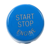 Max Car Engine Start Stop Button Cover For BMW F/G Chassis Series 25mm Blue