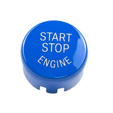 Max Car Engine Start Stop Button Cover For BMW F/G Chassis Series 25mm Blue