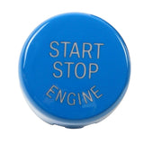 Max Car Engine Start Stop Button Cover For BMW F/G Chassis Series 25mm Blue