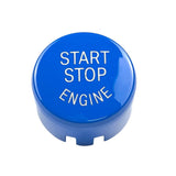 Max Car Engine Start Stop Button Cover For BMW F/G Chassis Series 25mm Blue