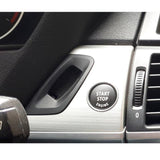 Max 25mm Engine Start Stop Button Cover Trim For BMW F/G Chassis Series Black