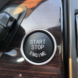 Max 25mm Engine Start Stop Button Cover Trim For BMW F/G Chassis Series Black