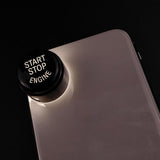 Max 25mm Engine Start Stop Button Cover Trim For BMW F/G Chassis Series Black