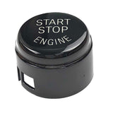 Max 25mm Engine Start Stop Button Cover Trim For BMW F/G Chassis Series Black