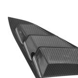 Max Maxb Pair Car Rear Window Blinds Side Tuyere Louver Cover for Honda Civic Black 2