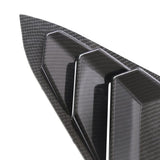 Max Maxb Pair Car Rear Window Blinds Side Tuyere Louver Cover for Honda Civic Black 2