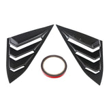Max Maxb Pair Car Rear Window Blinds Side Tuyere Louver Cover for Honda Civic Black 2