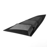 Max Maxb Pair Car Rear Window Blinds Side Tuyere Louver Cover for Honda Civic Black 2