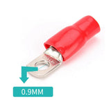 Max Maxb 10x Copper Tube Terminals Battery Welding Cable Lug Ring Crimp w/ Caps 16mm²
