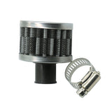 Max Maxb 12mm Mushroom Head Air Intake Filter Cleaner Universal For Automobile Black