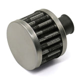 Max Maxb 12mm Mushroom Head Air Intake Filter Cleaner Universal For Automobile Black