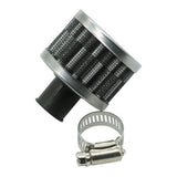 Max Maxb 12mm Mushroom Head Air Intake Filter Cleaner Universal For Automobile Black