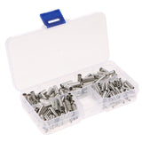 Max Maxb 200 Pieces 22-10AWG 16-14AWG 12-10AWG Copper Tube Butt Connector Terminals