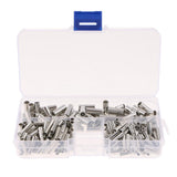 Max Maxb 200 Pieces 22-10AWG 16-14AWG 12-10AWG Copper Tube Butt Connector Terminals