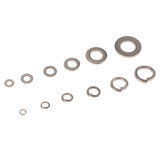 Max Maxb 350PCS M3-M10 Stainless Steel Flat & Spring Lock Washers Assortment Set