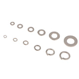 Max Maxb 350PCS M3-M10 Stainless Steel Flat & Spring Lock Washers Assortment Set