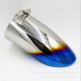 Maxbell Car Round Stainless Steel Exhaust Tail Muffler Tip Pipe For X-Trail