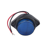 Max 2 Pieces Car Pickup Trailer Side Marker Clearance 6 LED Signal Lights Blue