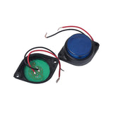 Max 2 Pieces Car Pickup Trailer Side Marker Clearance 6 LED Signal Lights Blue