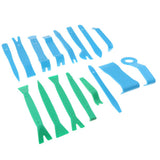 Max Maxb 16Pcs Car Removal Open Tools Door Clip Audio Panel Trim Dash Kit Green