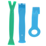 Max Maxb 16Pcs Car Removal Open Tools Door Clip Audio Panel Trim Dash Kit Green
