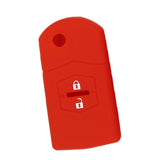 Max Maxb Car 2 Buttons Remote Silicone Key Cover Case Shell For Mazda M3 M6 Red