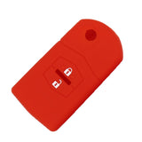 Max Maxb Car 2 Buttons Remote Silicone Key Cover Case Shell For Mazda M3 M6 Red