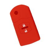 Max Maxb Car 2 Buttons Remote Silicone Key Cover Case Shell For Mazda M3 M6 Red
