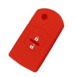 Max Maxb Car 2 Buttons Remote Silicone Key Cover Case Shell For Mazda M3 M6 Red
