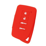 Max Maxb Car 4 Buttons Smart Remote Silicone Key Cover Case Shell For Lexus Red