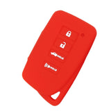 Max Maxb Car 4 Buttons Smart Remote Silicone Key Cover Case Shell For Lexus Red