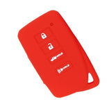 Max Maxb Car 4 Buttons Smart Remote Silicone Key Cover Case Shell For Lexus Red