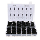 Maxbell 330 Pieces 12 Sizes Car Door Push Pin Rivet Retainer Clips for Toyota Honda