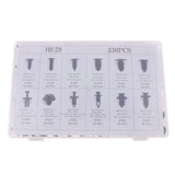 Maxbell 330 Pieces 12 Sizes Car Door Push Pin Rivet Retainer Clips for Toyota Honda