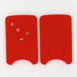 Max Maxb Car Smart Key Fob 4 Buttons Silicone Protector Cover Case For Renault Red