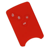 Max Maxb Car Smart Key Fob 4 Buttons Silicone Protector Cover Case For Renault Red