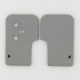Max Maxb Car Smart Key Fob 3 Button Silicone Protector Cover Case For Renault Gray