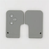 Max Maxb Car Smart Key Fob 3 Button Silicone Protector Cover Case For Renault Gray