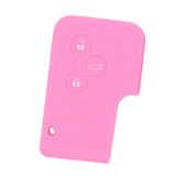 Maxbell Car Smart Key Fob 3 Button Silicone Protector Cover Case For Renault Pink