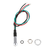 Max 8mm 12V Concave LED Metal Indicator Pilot Dash Light Lamp Wire Lead - Aladdin Shoppers