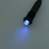 Max Maxb Car Motorcycle Truck DC24V 8mm Dash Panel Indicator Light with Wries Blue