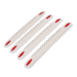 Maxbell 4Pcs Car Bumper Protector Corner Guard Scratch Sticker Decor Strip White