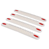 Maxbell 4Pcs Car Bumper Protector Corner Guard Scratch Sticker Decor Strip White