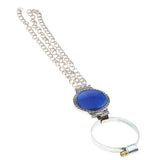 Maxbell Car Key Ring Creative Anti Static Strap Belt Chain Keyfob Pendant Blue