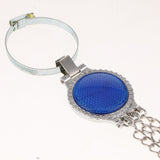 Maxbell Car Key Ring Creative Anti Static Strap Belt Chain Keyfob Pendant Blue