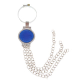 Maxbell Car Key Ring Creative Anti Static Strap Belt Chain Keyfob Pendant Blue