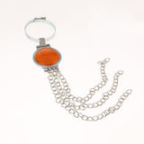 Maxbell Car Key Ring Creative Anti Static Strap Belt Chain Keyfob Pendant Orange